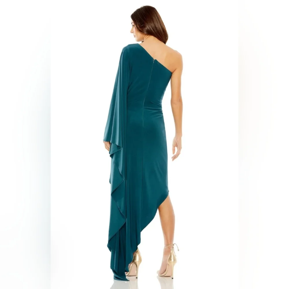NWT  Mac Duggal 20673 Knee Length Wedding Guest Dress Small